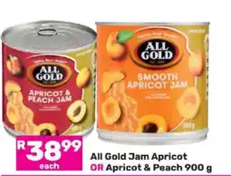 Game All Gold Jam Apricot OR Apricot & Peach 900 g offer