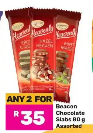 Game Beacon Chocolate Slabs 80 g Assorted offer