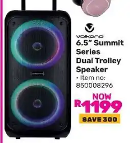 Game Volkano 6.5” Summit Series Dual Trolley Speaker offer