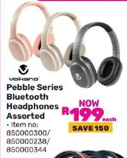 Game Volkano Pebble Series Bluetooth Headphones Assorted offer