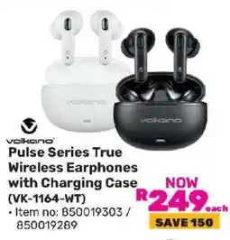 Game Volkano Pulse Series True Wireless Earphones with Charging Case offer