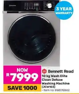 Game Bennett Read 10 kg Wash Elite Clean Deluxe Washing Machine (JCW103) offer