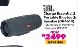 Game JBL Charge Essential 2 Portable Bluetooth Speaker OH4614 offer