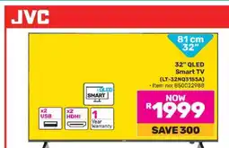 Game JVC 32 QLED Smart TV offer