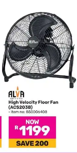 Game High Velocity Floor Fan (ACS203B) offer