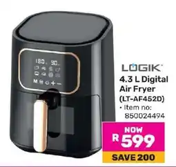 Game LÖGIK 4.3 L Digital Air Fryer offer