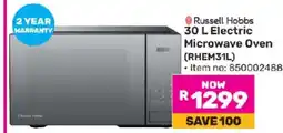 Game Russell Hobbs 30 L Electric Microwave Oven (RHEM31L) offer