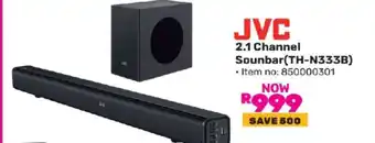 Game JVC 2.1 Channel Soundbar TH-N333B offer