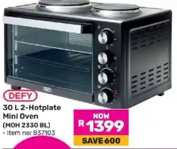 Game DEFY 30 L 2-Hotplate Mini Oven offer