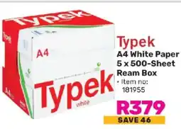 Game Typek A4 White Paper offer