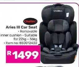 Game Aries III Car Seat offer