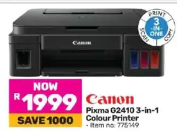 Game Canon Pixma G2410 3 In 1 Colour Printer offer