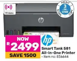 Game Smart Tank 581 All-in-One Printer offer