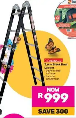 Game 3.6 m Black Dual Ladder offer