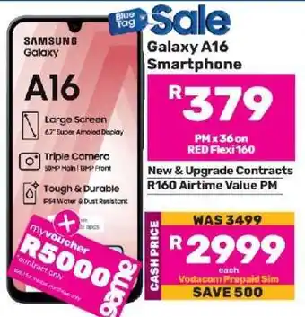 Game Galaxy A16 Smartphone offer