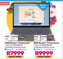 Game Lenovo Laptop with AMD Ryzen 5 Processor offer