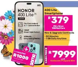 Game HONOR 400 Lite Smartphone offer