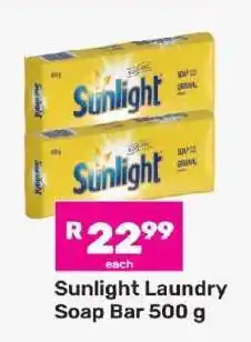Game Sunlight Laundry Soap Bar 500 g offer