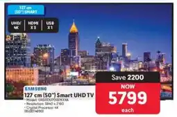 Makro Samsung 127cm 50" Smart UHD TV offer
