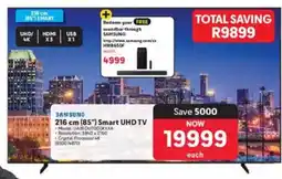 Makro SAMSUNG 216cm 85" Smart UHD TV offer