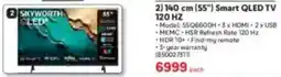 Makro SKYWORTH 140cm 55" Smart QLED TV 120 HZ offer