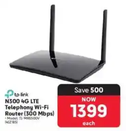 Makro Tp-link N300 4G LTE Telephony Wi-Fi Router offer