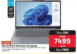 Makro Lenovo 39cm 15.6" Intel Core i3 Laptop offer