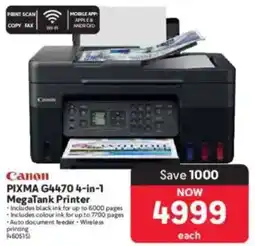 Makro Canon PIXMA G4470 4-in-1 MegaTank Printer offer