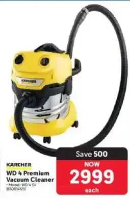 Makro KARCHER WD 4 Premium Vacuum Cleaner offer