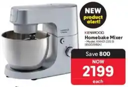 Makro KENWOOD Homebake Mixer offer