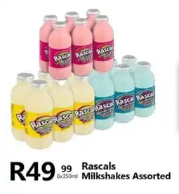 Take 'n Pay Rascals Milkshakes Assorted offer