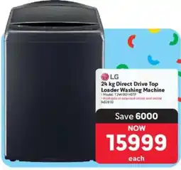 Makro LG Direct Drive Top Loader Washing Machine offer