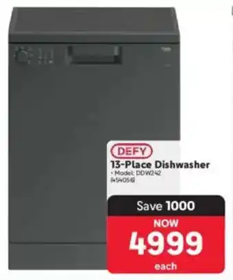Makro DEFY 13-Place Dishwasher offer