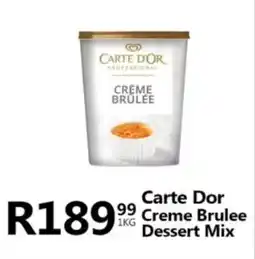 Take 'n Pay Carte Dor Creme Brulee Dessert Mix offer