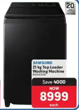 Makro SAMSUNG Top Loader Washing Machine offer