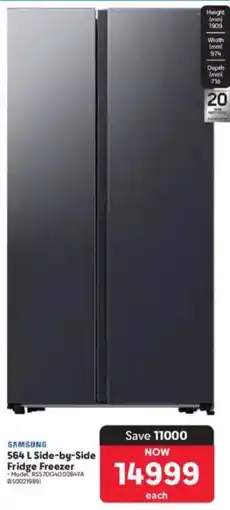 Makro SAMSUNG Side-by-Side Fridge Freezer offer