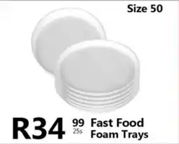 Take 'n Pay Fast Food Foam Trays offer