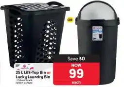 Makro Lift-Top Bin or Lucky Laundry Bin offer