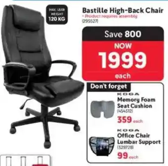 Makro Bastille High-Back Chair offer