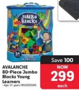 Makro AVALANCHE Jumbo Blocks Young Learners offer