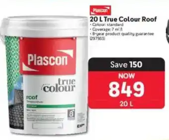 Makro Plascon True Colour Roof offer