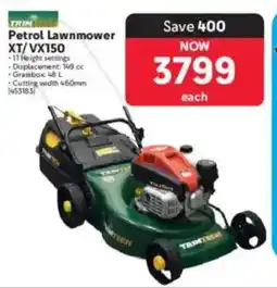 Makro TRIMTECH Petrol Lawnmower XT/VX150 offer