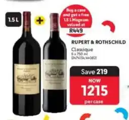 Makro RUPERT & ROTHSCHILD Classique offer