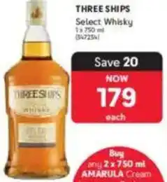 Makro THREE SHIPS Select Whisky offer