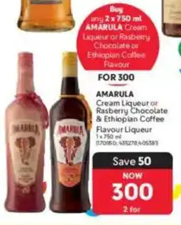 Makro AMARULA Cream Liqueur or Rasberry Chocolate & Ethiopian Coffee Flavour Liqueur offer