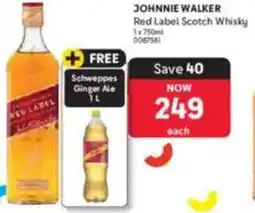 Makro JOHNNIE WALKER Red Label Scotch Whisky offer