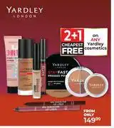 Dis-Chem Yardley London Cosmetics Products-Each offer
