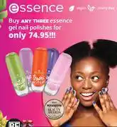 Dis-Chem Essence Gel Nail Polishes-For 3 offer