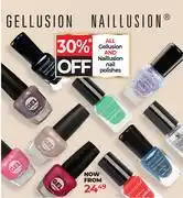 Dis-Chem Gellusion & Naillusion Nail Polishes Products-Each offer