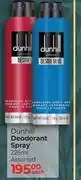 Dis-Chem Dunhill Deodorant Spray Assorted-226ml Each offer